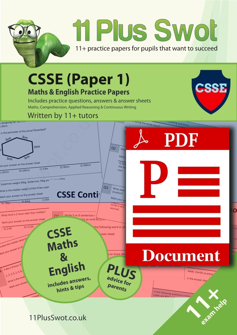 CSSE Paper 1 Download