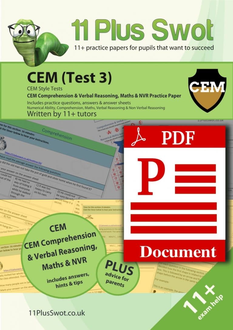 CEM 11Plus Test 3 PDF Download 11PlusSwot cem-11plus-test-3-pdf-download-11plusswot